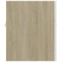 Oak white plywood sink cabinet 80x38.5x46 cm by vidaXL, Bathroom furniture - Ref: Foro24-804661, Price: 31,21 €, Discount: %