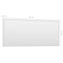 Glossy white plywood bathroom mirror 90x1.5x37 cm by vidaXL, bathroom vanities - Ref: Foro24-804627, Price: 33,11 €, Discount: %