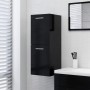 Armario de baño madera contrachapada negro 30x30x80 cm de vidaXL, Muebles de baño - Ref: Foro24-804989, Precio: 42,88 €, Desc...