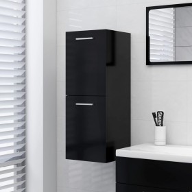 Black plywood bathroom cabinet 30x30x80 cm by vidaXL, Bathroom furniture - Ref: Foro24-804989, Price: 41,99 €, Discount: %