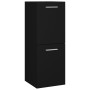 Armario de baño madera contrachapada negro 30x30x80 cm de vidaXL, Muebles de baño - Ref: Foro24-804989, Precio: 42,88 €, Desc...