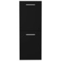 Armario de baño madera contrachapada negro 30x30x80 cm de vidaXL, Muebles de baño - Ref: Foro24-804989, Precio: 42,88 €, Desc...