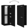 Armario de baño madera contrachapada negro 30x30x80 cm de vidaXL, Muebles de baño - Ref: Foro24-804989, Precio: 42,88 €, Desc...