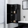 Armario de baño madera contrachapada negro 30x30x80 cm de vidaXL, Muebles de baño - Ref: Foro24-804989, Precio: 42,88 €, Desc...