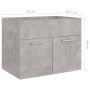 Concrete gray plywood sink cabinet 60x38.5x46 cm by vidaXL, Bathroom furniture - Ref: Foro24-804651, Price: 39,99 €, Discount: %