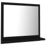 Espejo de baño madera contrachapada negro 40x10,5x37 cm de vidaXL, Tocadores de baño - Ref: Foro24-804554, Precio: 27,99 €, D...