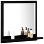 Espejo de baño madera contrachapada negro 40x10,5x37 cm de vidaXL, Tocadores de baño - Ref: Foro24-804554, Precio: 27,99 €, D...