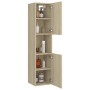 Bathroom cabinet in oak Sonoma plywood 30x30x130 cm by vidaXL, Bathroom furniture - Ref: Foro24-805000, Price: 116,45 €, Disc...