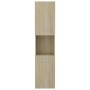 Armario de baño madera contrachapada roble Sonoma 30x30x130 cm de vidaXL, Muebles de baño - Ref: Foro24-805000, Precio: 116,4...