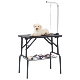 Adjustable Dog Grooming Table with 1 Bow and Basket by vidaXL, Pet hygiene products - Ref: Foro24-171067, Price: 108,50 €, Di...