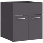 Gray plywood sink cabinet 41x38.5x46 cm by vidaXL, Bathroom furniture - Ref: Foro24-804640, Price: 27,73 €, Discount: %