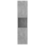 Armario de baño madera contrachapada gris hormigón 30x30x130 cm de vidaXL, Muebles de baño - Ref: Foro24-805001, Precio: 84,6...