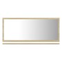 Bathroom mirror in white oak plywood 80x10.5x37 cm by vidaXL, bathroom vanities - Ref: Foro24-804576, Price: 30,36 €, Discoun...