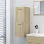 Sonoma oak plywood bathroom cabinet 30x30x80 cm by vidaXL, Bathroom furniture - Ref: Foro24-804991, Price: 39,11 €, Discount: %