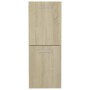 Armario de baño madera contrachapada roble Sonoma 30x30x80 cm de vidaXL, Muebles de baño - Ref: Foro24-804991, Precio: 39,11 ...