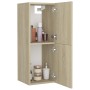 Armario de baño madera contrachapada roble Sonoma 30x30x80 cm de vidaXL, Muebles de baño - Ref: Foro24-804991, Precio: 39,11 ...