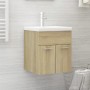 Oak plywood sink cabinet 41x38.5x46 cm by vidaXL, Bathroom furniture - Ref: Foro24-804641, Price: 27,99 €, Discount: %