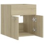 Oak plywood sink cabinet 41x38.5x46 cm by vidaXL, Bathroom furniture - Ref: Foro24-804641, Price: 27,99 €, Discount: %