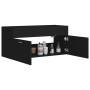 Black plywood sink cabinet 100x38.5x46 cm by vidaXL, Bathroom furniture - Ref: Foro24-804675, Price: 46,69 €, Discount: %