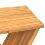 Folding stool solid teak wood 40x32.5x70 cm by vidaXL, Folding stools and chairs - Ref: Foro24-316164, Price: 70,58 €, Discou...