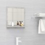 Concrete gray plywood bathroom mirror 40x10.5x37 cm by vidaXL, bathroom vanities - Ref: Foro24-804557, Price: 26,39 €, Discou...