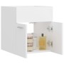 Armario para lavabo madera contrachapada blanco 41x38,5x46 cm de vidaXL, Muebles de baño - Ref: Foro24-804638, Precio: 36,08 ...