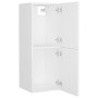 Armario de baño madera contrachapada blanco 30x30x80 cm de vidaXL, Muebles de baño - Ref: Foro24-804988, Precio: 49,48 €, Des...