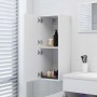 Armario de baño madera contrachapada blanco 30x30x80 cm de vidaXL, Muebles de baño - Ref: Foro24-804988, Precio: 49,48 €, Des...