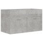 Concrete gray plywood sink cabinet 80x38.5x46 cm by vidaXL, Bathroom furniture - Ref: Foro24-804660, Price: 44,99 €, Discount: %