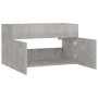 Concrete gray plywood sink cabinet 80x38.5x46 cm by vidaXL, Bathroom furniture - Ref: Foro24-804660, Price: 44,99 €, Discount: %