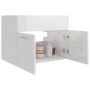 Waschbeckenschrank aus Sperrholz weiß 60x38,5x46 cm von vidaXL, Badezimmermöbel - Ref: Foro24-804653, Preis: 45,44 €, Rabatt: %