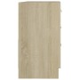 Armario para lavabo madera contrachapada color roble 63x30x54cm de vidaXL, Muebles de baño - Ref: Foro24-804187, Precio: 103,...