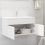 White plywood sink cabinet 90x38.5x46 cm by vidaXL, Bathroom furniture - Ref: Foro24-804665, Price: 32,69 €, Discount: %