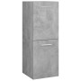 Armario de baño madera contrachapada gris hormigón 30x30x80 cm de vidaXL, Muebles de baño - Ref: Foro24-804992, Precio: 39,08...