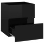 Armario para lavabo contrachapada negro brillo 41x38,5x45 cm de vidaXL, Muebles de baño - Ref: Foro24-804735, Precio: 67,24 €...