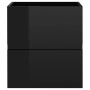 Glossy black plywood sink cabinet 41x38.5x45 cm by vidaXL, Bathroom furniture - Ref: Foro24-804735, Price: 67,24 €, Discount: %