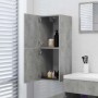 Armario de baño madera contrachapada gris hormigón 30x30x80 cm de vidaXL, Muebles de baño - Ref: Foro24-804992, Precio: 39,08...