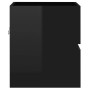 Armario para lavabo contrachapada negro brillo 41x38,5x45 cm de vidaXL, Muebles de baño - Ref: Foro24-804735, Precio: 67,24 €...