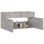 Concrete gray plywood sink cabinet 90x38.5x46 cm by vidaXL, Bathroom furniture - Ref: Foro24-804669, Price: 36,36 €, Discount: %