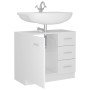 White plywood sink cabinet 63x30x54 cm by vidaXL, Bathroom furniture - Ref: Foro24-804190, Price: 78,69 €, Discount: %