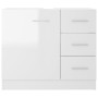 Armario para lavabo madera contrachapada blanco 63x30x54 cm de vidaXL, Muebles de baño - Ref: Foro24-804190, Precio: 78,69 €,...