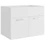 Armario para lavabo madera contrachapada blanco 60x38,5x46 cm de vidaXL, Muebles de baño - Ref: Foro24-804647, Precio: 39,13 ...