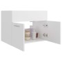 Armario para lavabo madera contrachapada blanco 60x38,5x46 cm de vidaXL, Muebles de baño - Ref: Foro24-804647, Precio: 39,13 ...