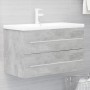 Armario para lavabo contrachapada gris hormigón 80x38,5x48 cm de vidaXL, Muebles de baño - Ref: Foro24-804705, Precio: 51,99 ...