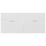 White plywood sink cabinet 100x38.5x46 cm by vidaXL, Bathroom furniture - Ref: Foro24-804680, Price: 49,85 €, Discount: %