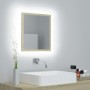 Espejo de baño acrílico color roble Sonoma 40x8,5x37 cm de vidaXL, Tocadores de baño - Ref: Foro24-804911, Precio: 26,97 €, D...