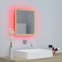 Sonoma oak acrylic bathroom mirror 40x8.5x37 cm by vidaXL, bathroom vanities - Ref: Foro24-804911, Price: 26,97 €, Discount: %