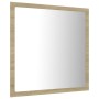 Sonoma oak acrylic bathroom mirror 40x8.5x37 cm by vidaXL, bathroom vanities - Ref: Foro24-804911, Price: 26,97 €, Discount: %