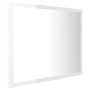 Glossy white acrylic bathroom mirror 60x8.5x37 cm by vidaXL, bathroom vanities - Ref: Foro24-804921, Price: 38,41 €, Discount: %