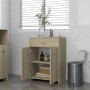 Sonoma oak plywood bathroom cabinet 60x33x80 cm by vidaXL, Bathroom furniture - Ref: Foro24-805027, Price: 62,09 €, Discount: %